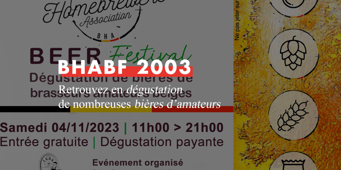 BHABF 2023 aura lieu le 4 novembre à La Bruyère